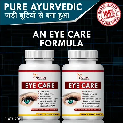 Eye Care Herbal Capsules For Improve Your Eye Sight 100% Ayurvedic (120 Capsules)