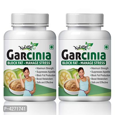 Garcinia Herabl Capsules For Burning Extra Fat 100% Ayurvedic (120 Capsules)-thumb2