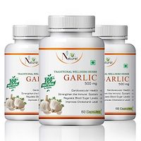 Garlic Herbal Capsules For Regulate Blood Sugar Leve 100% Ayurvedic (180 Capsules)-thumb1