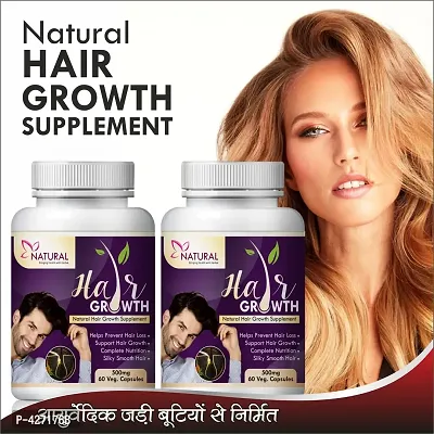 Hair Growth Herbal Capsules For Remove Spilitants 100% Ayurvedic (120 Capsules)