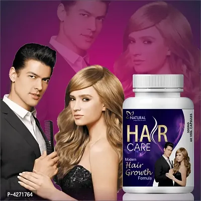 Hair Care Herbal Capsules For Healthy Hair Growth 100% Ayurvedic (60 Capsules)-thumb0