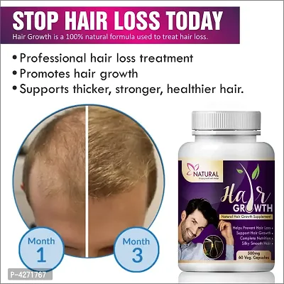 Hair Growth Herbal Capsules For Remove Spilitants 100% Ayurvedic (60 Capsules)