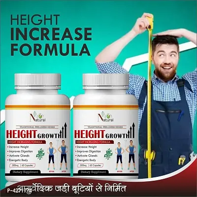 Height Growth Herbal Capsules For Growing Maximum Height 100% Ayurvedic (120 Capsules)