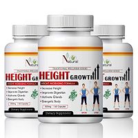 Height Growth Herbal Capsules For Growing Maximum Height 100% Ayurvedic (180 Capsules)-thumb1