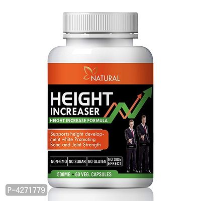 Height Increaser Herbal Capsules For Increases Vitality 100% Ayurvedic (60 Capsules)