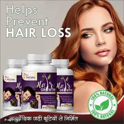 Hair Growth Herbal Capsules For Remove Spilitants 100% Ayurvedic (180 Capsules)