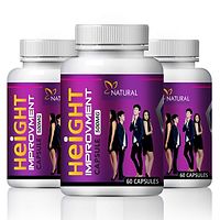 Height Improvement Herbal Capsules For Increases Vitality 100% Ayurvedic (180 Capsules)-thumb1