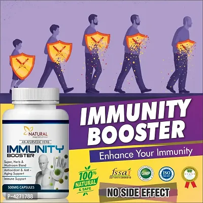 Immunity Booster Herbal Capsules For Helps To Improve Your Immunity 100% Ayurvedic (60 Capsules)