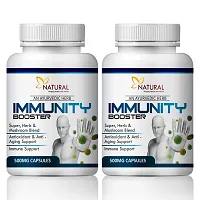 Immunity Booster Herbal Capsules For Helps To Improve Your Immunity 100% Ayurvedic (120 Capsules)-thumb1