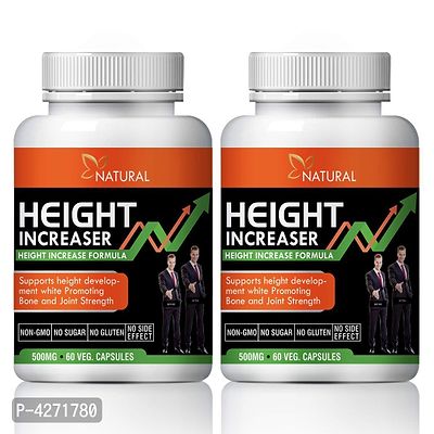 Height Increaser Herbal Capsules For Increases Vitality 100% Ayurvedic (120 Capsules)