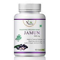 Jamun Herbal Capsules For Cleansing The Digestive System 100% Ayurvedic (60 Capsules)-thumb1