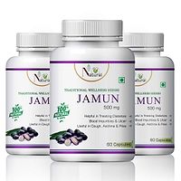 Jamun Herbal Capsules For Cleansing The Digestive System 100% Ayurvedic (180 Capsules)-thumb1