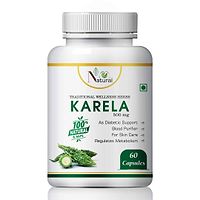 Karela Herbal Capsules For Helps You Get A Glowing Skin 100% Ayurvedic (60 Capsules)-thumb1