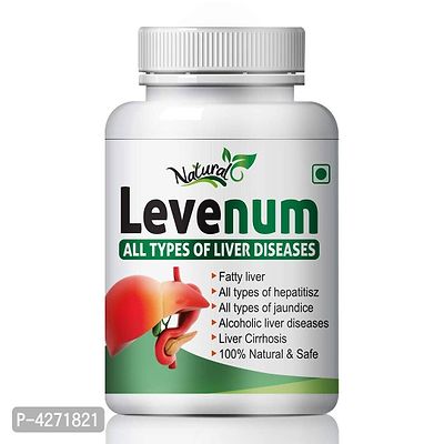 Levenum Herbal Capsules For Less Burden On Diseased Liver 100% Ayurvedic (60 Capsules)-thumb2