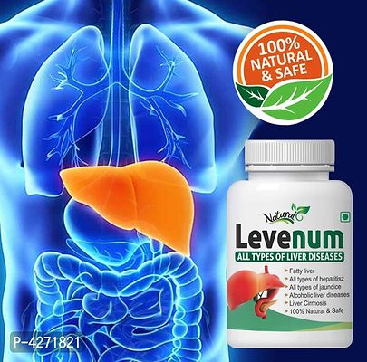 Levenum Herbal Capsules For Less Burden On Diseased Liver 100% Ayurvedic (60 Capsules)-thumb0