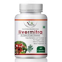 Livermitra Herbal Capsules For Improving Liver System 100% Ayurvedic (60 Capsules)-thumb1