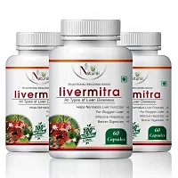 Livermitra Herbal Capsules For Improving Liver System 100% Ayurvedic (180 Capsules)-thumb1