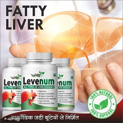 Levenum Herbal Capsules For Less Burden On Diseased Liver 100% Ayurvedic (180 Capsules)