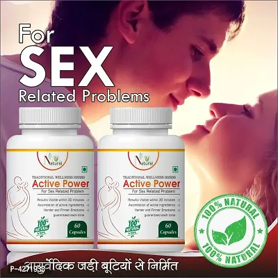 Active Power Herbal Capsules For Boost Your Confidence 100% Ayurvedic (120 Capsules)
