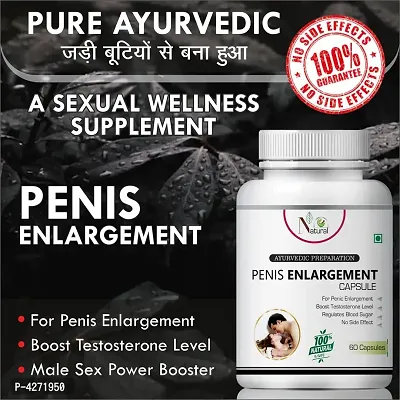 Penis Enlargement Herbal Capsules For Increase Your Strength 100% Ayurvedic (60 Capsules)-thumb0