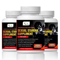 Sexual Stamina Supplement For Men Herbal Capsules 100% Ayurvedic (180 Capsules)-thumb1