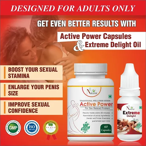 Prime Combos Of Herbal Oil And Capsules For Sexual Enhancement