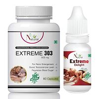 Extreme 303 Capsules  Extreme Delight Oil For Penis Long And Strong Capsule And Oil (60 Capsules + 15 Ml)-thumb1