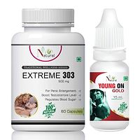 Extreme 303 Capsules  Young On Gold Oil For Sex Oil And Capsules For Men Long Time Best (60 Capsules + 15 Ml)-thumb1