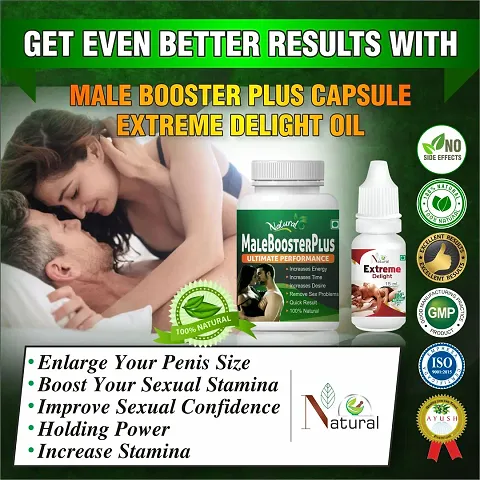 Male Booster Capsules And Male Pro Oil For Better Sex