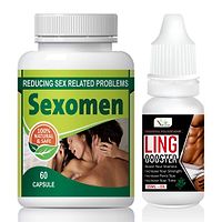 Sexoman Capsules  Ling Booster Oil For Sex Power Capsule And Oil For Men Long Time (60 Capsules + 15 Ml)-thumb1