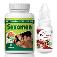 Sexoman Capsules  Extreme Delight Oil For Capsules And Oil For Men Long Time Sex (60 Capsules + 15 Ml)-thumb1