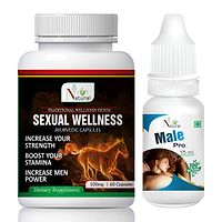 Sexual Wellness Capsules  Male Pro Oil For Sex Oil And Capsules For Men Long Time (60 Capsules + 15 Ml)-thumb1