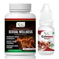 Sexual Wellness Capsules  Extreme Delight Oil For Sex Capsules And Oil Man (60 Capsules + 15 Ml)-thumb1
