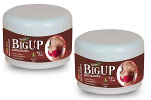 Big Up Herbal Cream For Strengthens Hair To Reduce Hair Fallout 100% Ayurvedic Pack Of 2-thumb1
