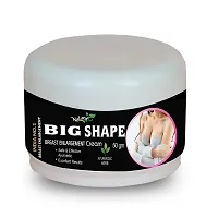 Big Shape Herbal Cream For Promotes The Increment Of Fibrous Tissues  A Tick Layer Of Subcutaneous Fat 100% Ayurvedic Pack Of 3-thumb1