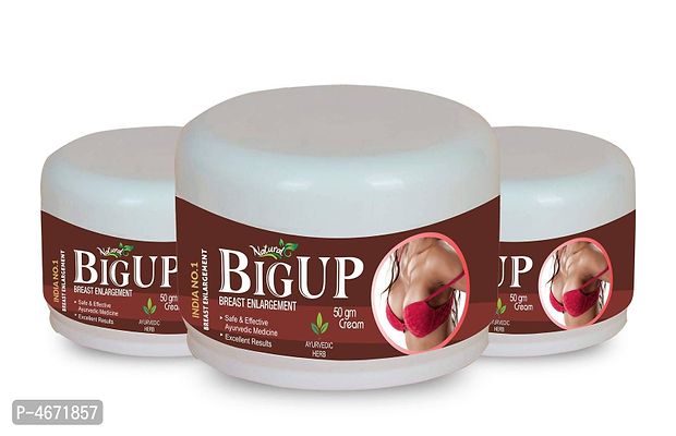 Big Up Herbal Cream For Strengthens Hair To Reduce Hair Fallout 100% Ayurvedic Pack Of 3-thumb2