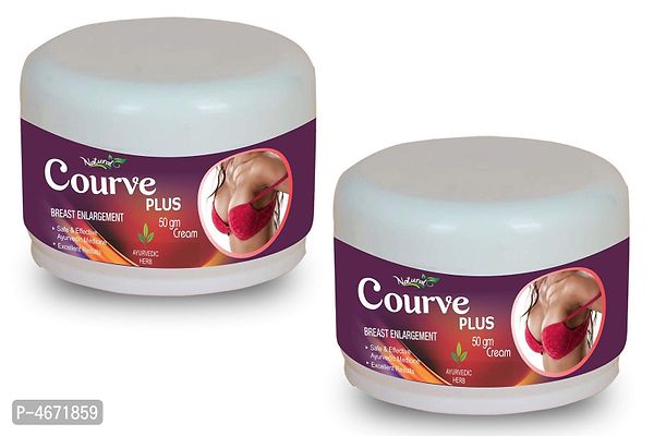 Curve Plus Herbal Cream For Works As A Natural Conditioner To Revitalize Hair 100% Ayurvedic Pack Of 2-thumb2