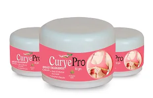 Curve Pro Herbal Cream For Breast Enlargement 100% Ayurvedic Pack Of 3-thumb1