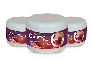 Curve Plus Herbal Cream For Works As A Natural Conditioner To Revitalize Hair 100% Ayurvedic Pack Of 3-thumb1