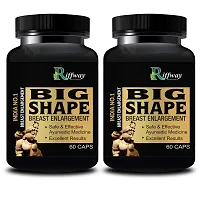 Big Shape Herbal Capsule For Promotes The Increment Of Fibrous Tissues  A Tick Layer Of Subcutaneous Fat 100% Ayurvedic Pack Of 2-thumb1