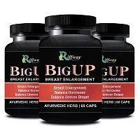 Big Up Herbal Capsule For Strengthens Hair To Reduce Hair Fallout 100% Ayurvedic Pack Of 3-thumb1