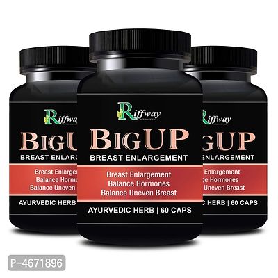 Big Up Herbal Capsule For Strengthens Hair To Reduce Hair Fallout 100% Ayurvedic Pack Of 3-thumb2