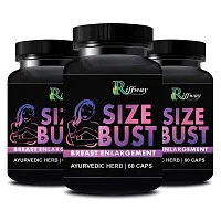 Size Bust Herbal Capsule For Helps To Shape Your Breast 100% Ayurvedic Pack Of 3-thumb1