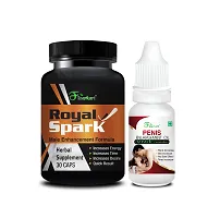 Royal Spark Sexual Capsules  Sexual Wellness Oil For Sexual Tablets Sex Time Badhane Ki Dawai Sexual Power Booster Lubricant, Sex Power Medicine For Long Lasting Erection For Men Stamina Booster Lubricant-thumb1