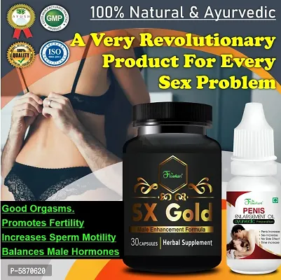 Sx Gold Sexual Capsules  Sexual Wellness Oil For Premature Ejaculation /Ling Booster Capsule/ Sexual Power Tablets For Men Viagra/ Long Time Sexual For Men Medicine