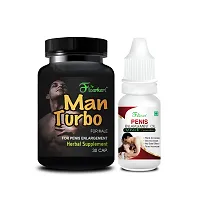 Man Turbo Sexual Capsules  Sexual Wellness Oil For Big Penis Capsules, Sexual Power Capsules For Men Long Time, Dick Increase Tablets-thumb1