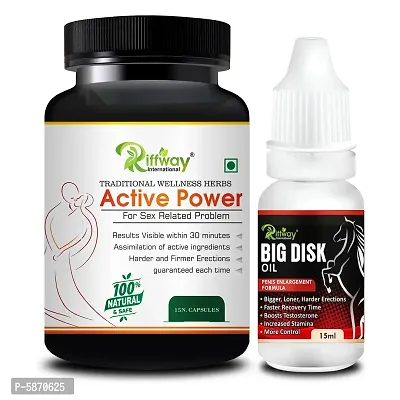 Active Power Sexual Capsules  Big Disk Oil For Sexual Power Capsules For Testosterone Booster-thumb3