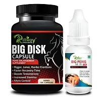 Big Disk Sexual Capsules  Big Penis Size Oil For Helps To Increase 8in Your Organ Size-thumb2