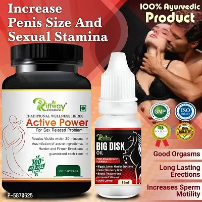 Active Power Sexual Capsules  Big Disk Oil For Sexual Power Capsules For Testosterone Booster-thumb0