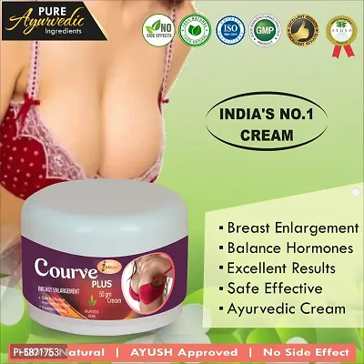 Curve Plus Herbal Massage Cream For Women-Firms,Plumps  Lifts your Boobs-thumb0